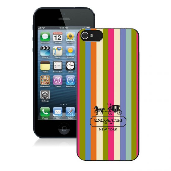 Coach Stripe Multicolor iPhone 5 5S Cases AIV | Coach Outlet Canada